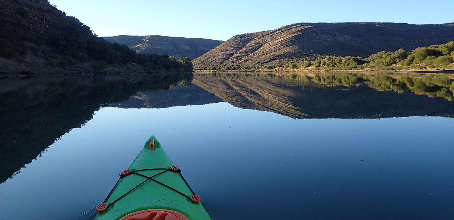 Photograph from a previous trip on the Orange River.